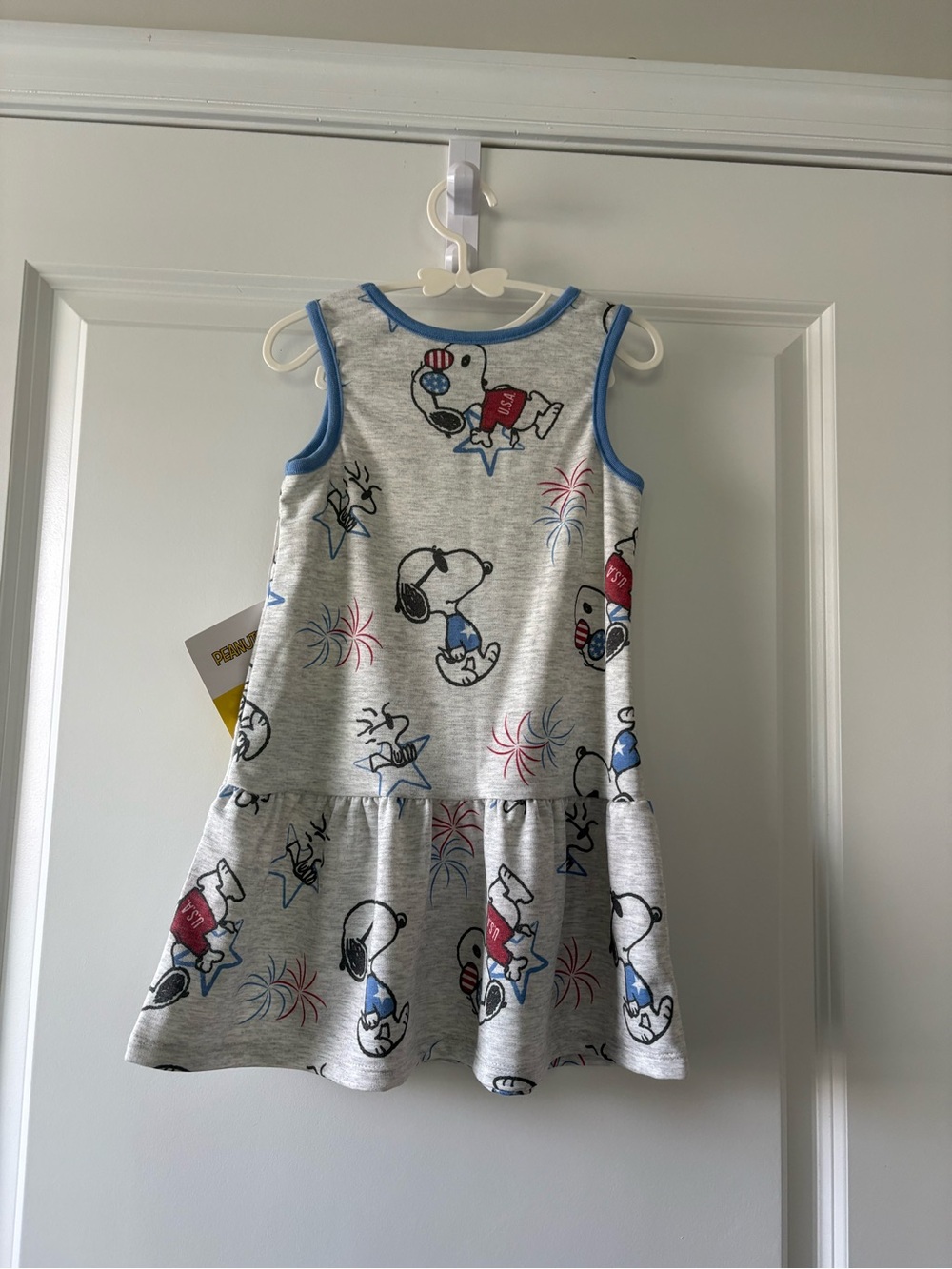 Peanuts Snoopy Toddler Girl Americana Sleeveless Dress Size 3T